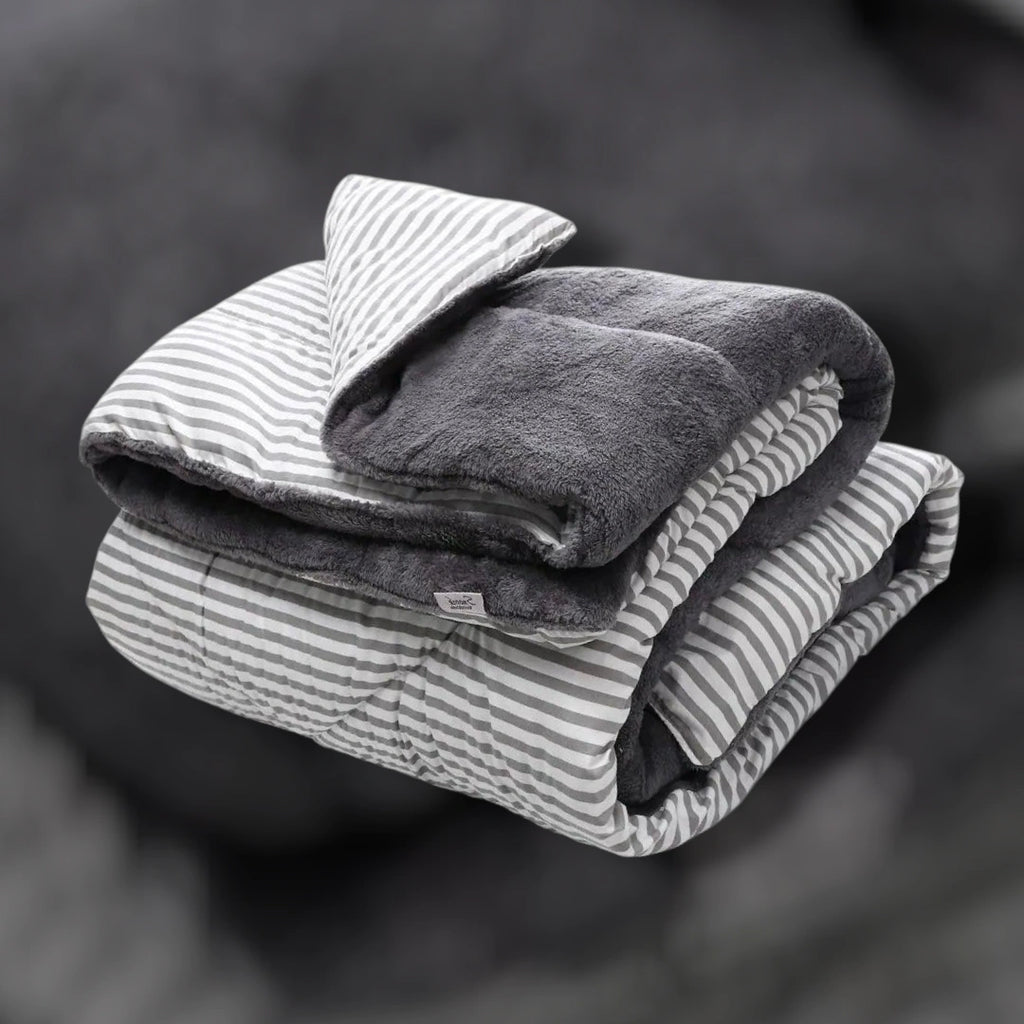 لحاف دابل فيس الحلم الرمادي