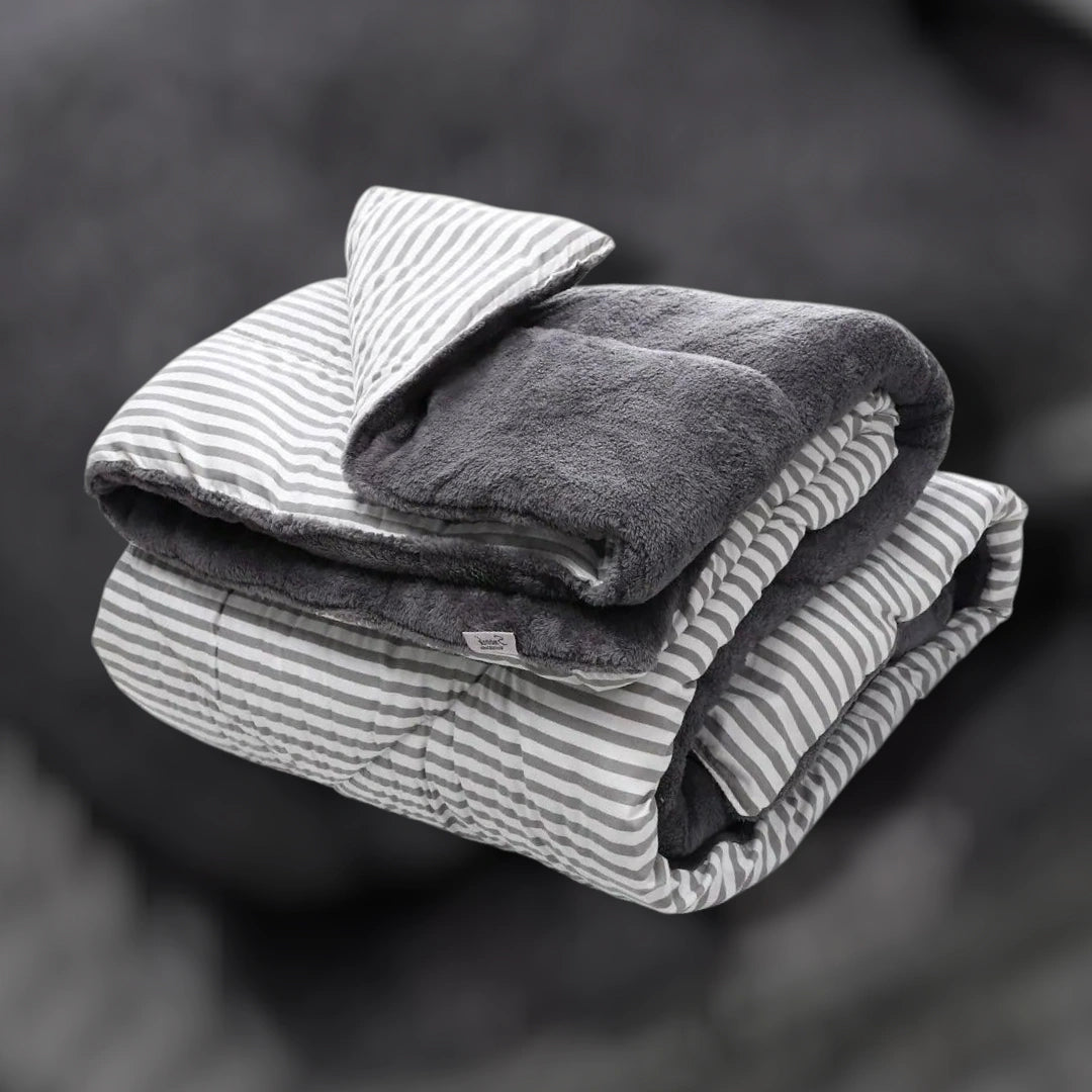 لحاف دابل فيس الحلم الرمادي