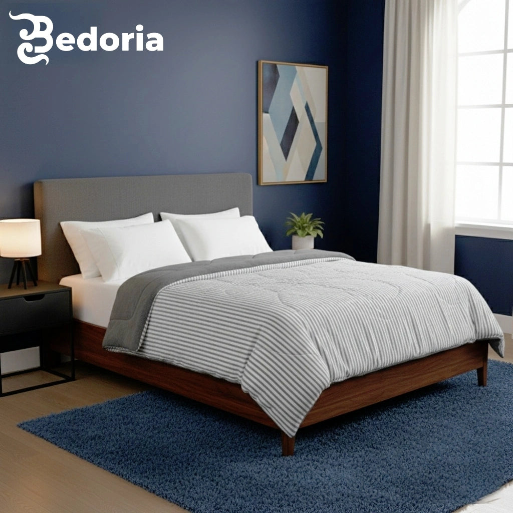 لحاف دابل فيس الحلم الرمادي